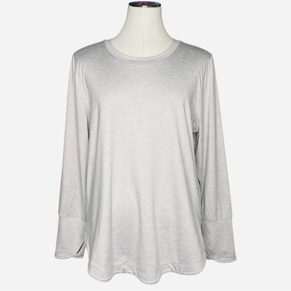Athleta Gray Uptempo Top - Picture 2 of 10